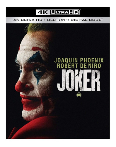Joker 4k Ultra Hd + Blu-ray Nuevo Original Importado
