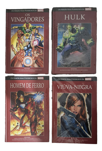 Os Heróis Mais Poderosos Da Marvel N° 1 À 9, 11 E 12 - Homem-aranha, Os Vingadores, Hulk, Homem De Ferro, Viúva-negra, Captão América, Tocha Humana, Gavião Arqueiro, Luke Cage, Wolverine, X-men (Usado)