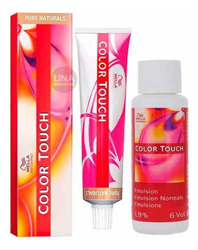 Color Touch 60ml Wella + Emulsion Tintura Semipermanente
