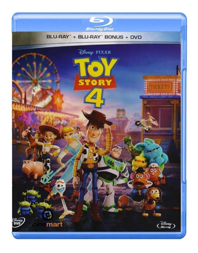 Toy Story 4 Disney Pixar Pelicula Bluray + Dvd + Bonus