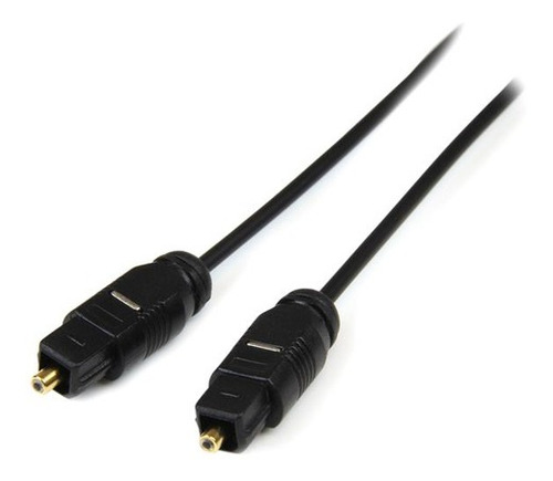 Cable 3m Toslink Audio Digital Optico Spdif Delgado - Negro