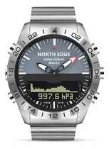 Comprar Reloj North Edge Altímetro Brújula Wr 200mt Buceo Acero Inox Color de la correa Plateado