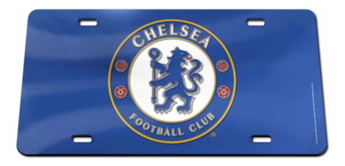 Placa De Auto Chelsea De Inglaterra, Producto Oficial Club