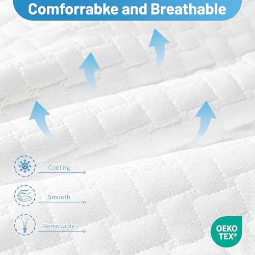 Almohadas Viscoelásticas Trituradas Para Dormir De Lado 50x7