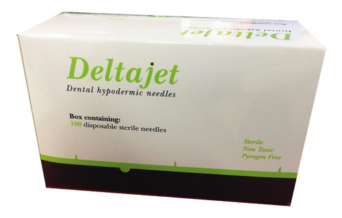 Agujas Dentales Caja X 100u Deltajet Odontología