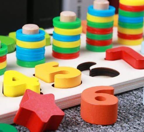 Set Matemáticas Puzzle Numero Y Cantidades Calculo Niños