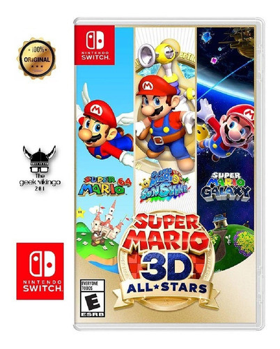 Super Mario 3d All Stars Nintendo Switch Juego Nuevo Fisco