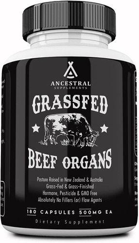 Ancestral Supplements Órganos Disecado De Res Grassfed X180c