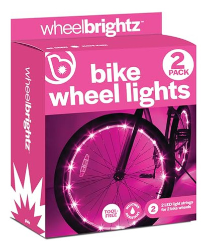 Luces Rin De Bici Brightz Wheelbrightz Luces Rosadas Para Ru