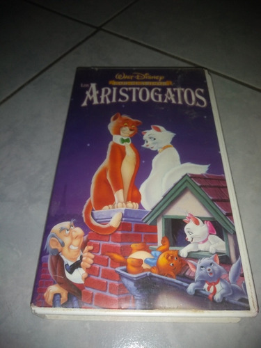 Vhs Película Vintage Disney Aristogatos Español Original