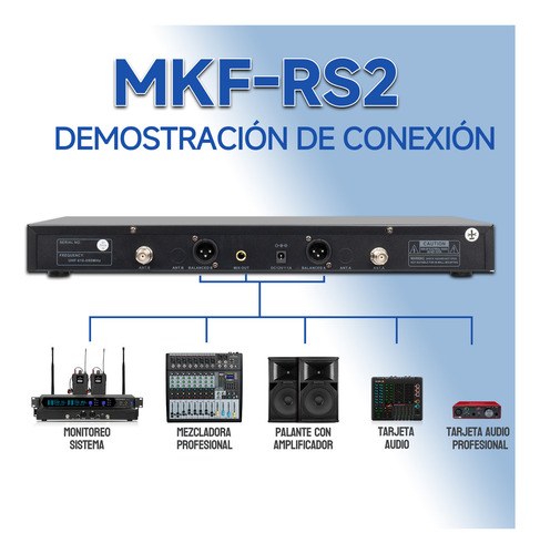 Microfonos Rodeosonido Rs2 Inalambrico De Mano Uhf 2 Canales