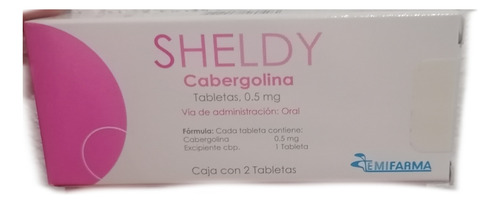 Cabergolina Tabletas De 0.5 Mg