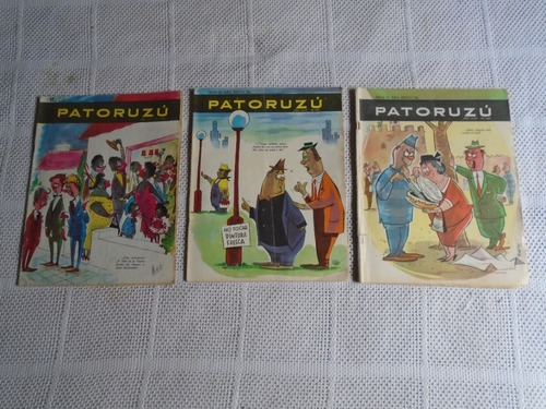 Lote De 3 Revistas Antiguas  Patoruzú De 1962/63