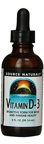 Source Naturals Vitamina D-3 líquido, Sn2275, 1, 1