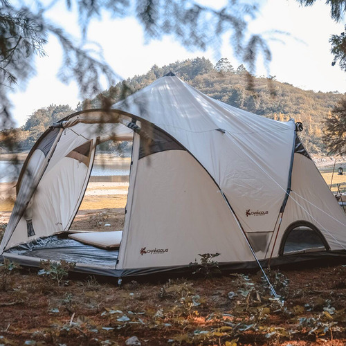 Carpa Nómada Camping 10-12 Personas Chanodug Capa210d 3000mm