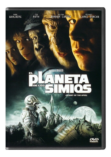 El Planeta De Los Simios Tim Burton Película Dvd