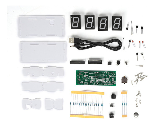 Kit De Reloj Electrónico Diy C51 Scm Process Control Led De