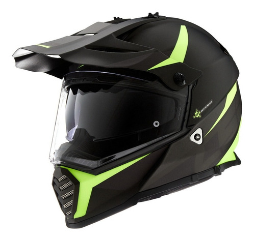 Casco Ls2 436 Pioneer Evo Adventure Mx Off Road - Trapote 