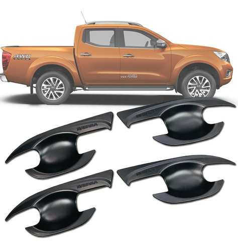 Cubre Fondo Negro Manillas Nissan Np300 2016-2021