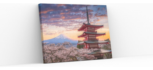 Cuadro Canvas Para Comedor Vista Panorámica Monte Fuji  