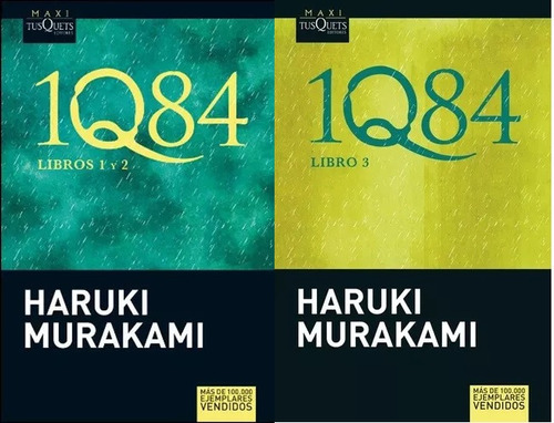 X2 1q84 Libro 1 Y 2  + Libro 3 - Haruki Murakami - Tusquets
