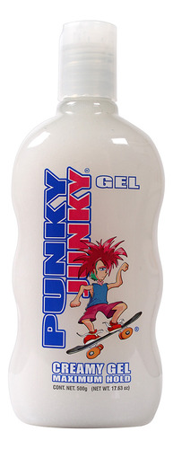 Gel Para Peinar Punky Junky Blanco Máxima Fijación 500g