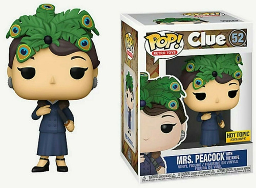Mrs. Peacock With The Knife Clue Funko Pop! #52 Hot Topic