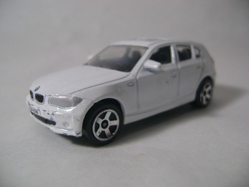Imagen 2 de 10 de Nico Bmw Serie 1 Blanco Majorette Escala 1/58 (mjr 14)