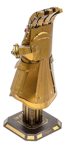 Maqueta Metal Guante Infinito Marvel Thanos 3d Para Armar