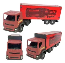 Comprar Brinquedo Caminhão Carroceria De Madeira Carreta Baú Média 