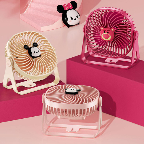 Ventilador Pequeño De Escritorio Disney Three Gears Mickey S