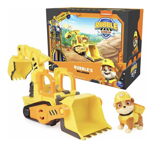 Paw Patrol Rubble Y Camion Excavadora Rubble & Crew