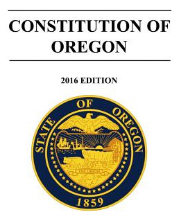 Libro Constitution Of Oregon - 2016 Edition - Oregon, Sta...