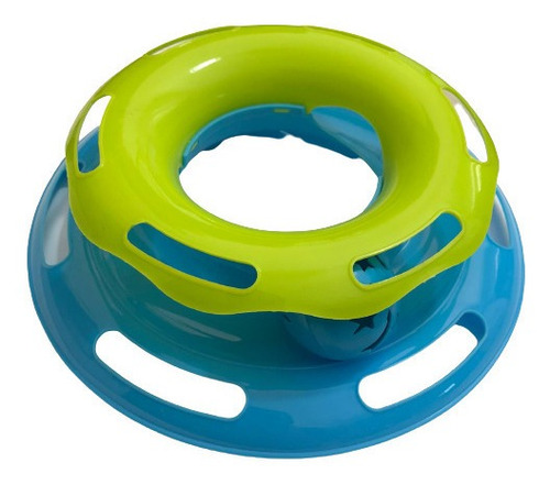 Juguetes P/ Gato Automatica Interactiva Circuito Pista 21cms