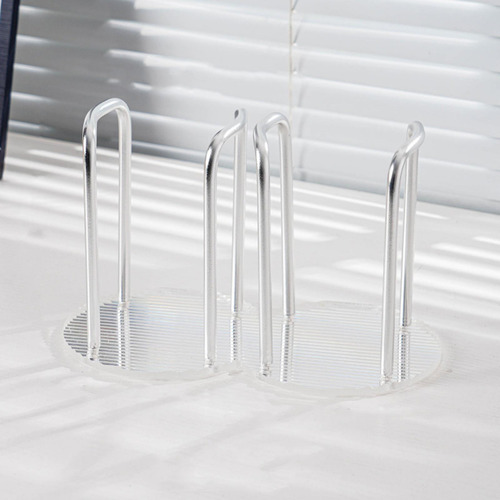 Organizador De Tazas Y Tapas Soporte Para Tazas Doble Plata