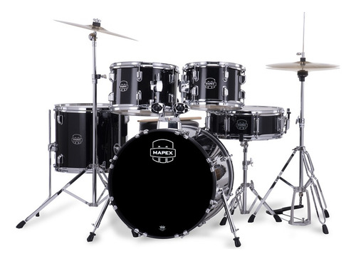 Bateria Acústica Mapex Serie Comet Cm5294ft Dark Black