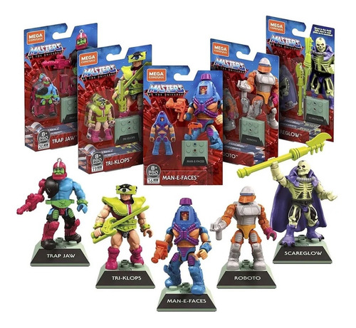 Masters Of The Universe Mega Construx Bundle Scareglow Y Más