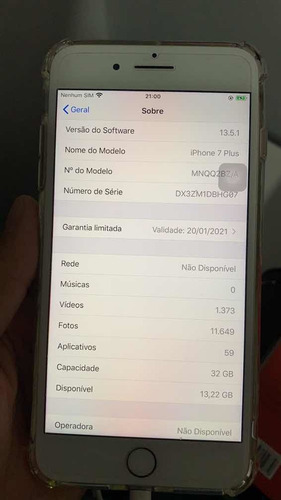 iPhone 7 Plus 32 Gb 7 Meses Garantia Apple Rose