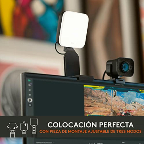Logitech Litra Glow Premium Led Luz Para Streaming Con