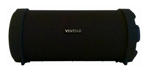 Parlante Vivitar Fabric Collection Bluetooth Tube Speaker portátil negro