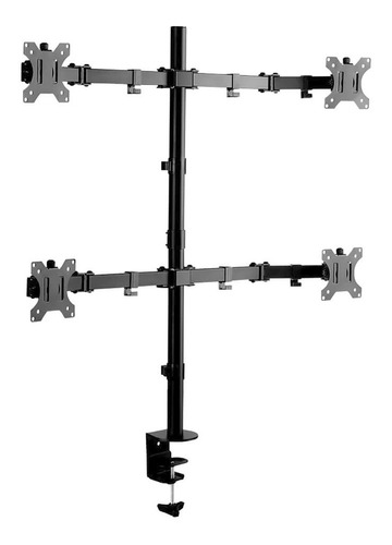 Soporte 4 Monitores Articulado 13  A 32   360° - 32 Kg Total