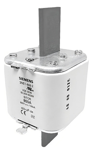 Fusible rápido Siemens 3ne1 448-2 850a 690vac
