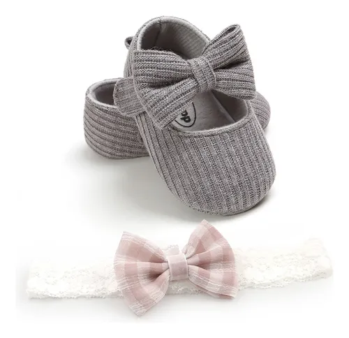 Botas Suaves Con Forma De Lazo Para Niñas, Botas Blandas Par