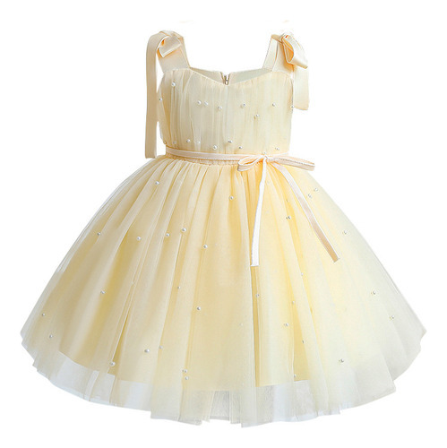 Vestido De Princesa De Malla Para Niñas, Vestido Con