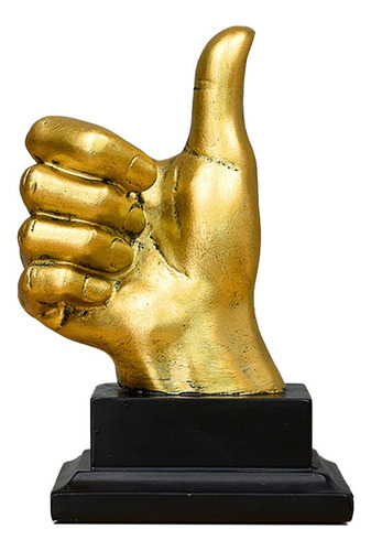 Figura De Porcelana Gesture Finger, Estatua Abstracta