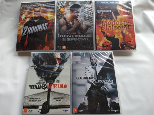 Dvd 12 Rounds 2+identidade Especial+modesty Blaise+guerreiro