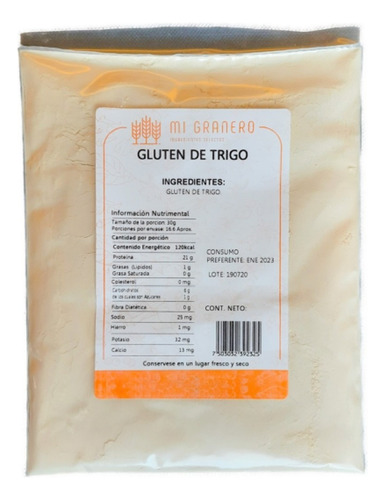 Gluten De Trigo Puro Seitan 3 Kg