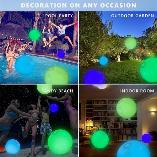 Pelotas De Playa Led Iluminan Las Pelotas De Playa Para La P