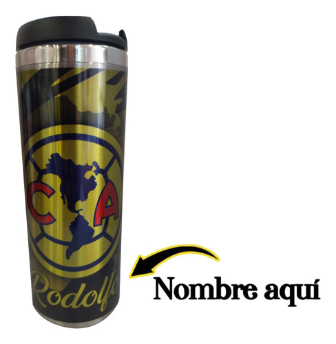 Termo Vaso 450 Ml Feliz Navidad, Nombre Gratis