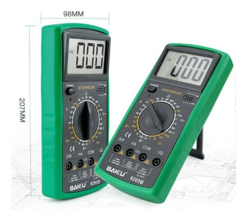 Tester Multimetro Digital Baku 9205b